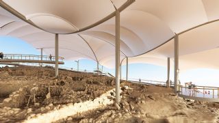 Karahantepe Kazı Alanı Örtüsü